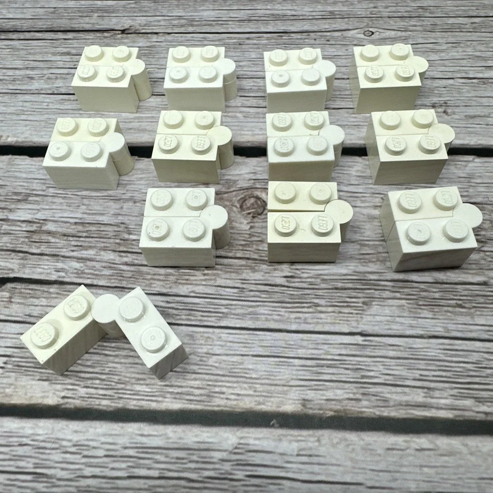 Lego Part 3830 &‎ 3831 hinge brick 1x4 swivel top and base QTY 12 Sets